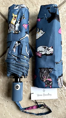 VERA BRADLEY UMBRELLA "CAT'S MEOW" :NWT CATS - Image 1 of 4
