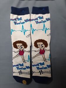 NWOT Richard Simmons Oooh Yeah! Sweat Til You're Wet S/M Crew Socks size 9-11 