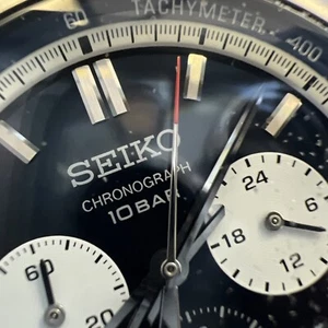 Seiko Chronograph SSB427P1 Quartz Stainless Steel Blue Dial Analog Men's( BNS🎁) - Imagen 1 de 13