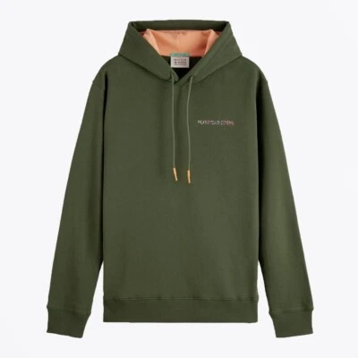 SUDADERA SCOTCH & SODA AZUL CON CAPUCHA LOGO FELPA En Verde Talla xlarge Foto 1 de 3