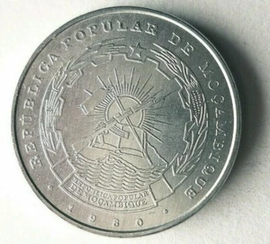 1980 MOZAMBIQUE 50 CENTAVOS - AU/UNC GEM - Exotic Coin Bin #LC 14 - Picture 1 of 2