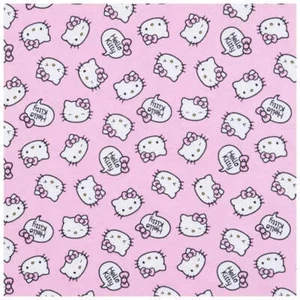Hello Kitty Flanellstoff - Bild 1 von 2