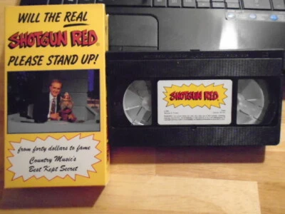 RARE OOP The Real Shotgun Red VHS music video 1991 country comedy Steve Hall ! - Image 1 of 2