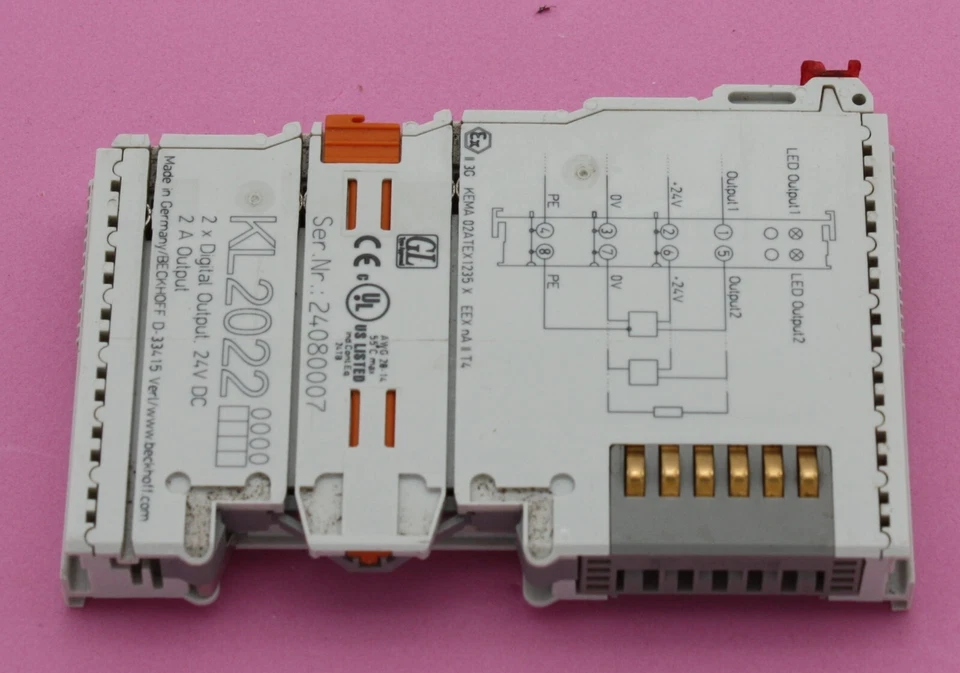 Beckhoff KL2022 Busklemme, 2-Kanal-Digital-Ausgang KL 2022  - Bild 1 von 1