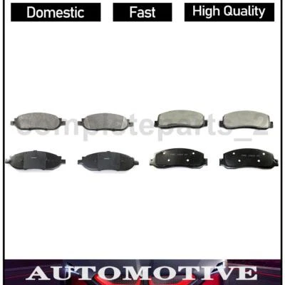 Disc Brake Pad Set Fits 2005-2007 Ford F-250 Super Duty DuraGo 2pcs - Image 1 of 3