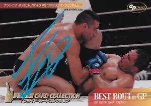 FABRICIO WERDUM SIGNED AUTO'D 2006 PRIDE FC GRAND PRIX BEST BOUT CARD #81 CHAMP - Picture 1 of 3
