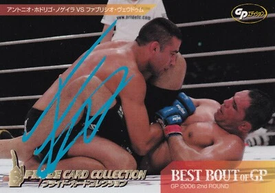 FABRICIO WERDUM SIGNED AUTO'D 2006 PRIDE FC GRAND PRIX BEST BOUT CARD #81 CHAMP - Image 1 of 3