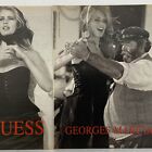 1991 Guess Claudia Schiffer 2 Seiten Druck Ad Georges Marciano Ellen von Unwerth