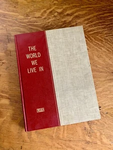 The World We Live In Coffee TableBook 1955 Time Life Hardcover W/ Sleeve - Picture 1 of 21
