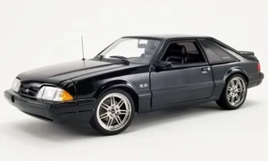 1/18 GMP 1990 Ford Mustang 5.0 Fox Body Black Custom 7-Spoke Wheels Model 18960 - Picture 1 of 5
