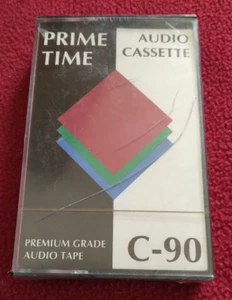 Cinta de casete en blanco - Prime Time - C-90 - NUEVO - Imagen 1 de 2