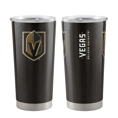 Vegas Golden Knights Ultra Black 20oz Travel Tumbler NHL Cover