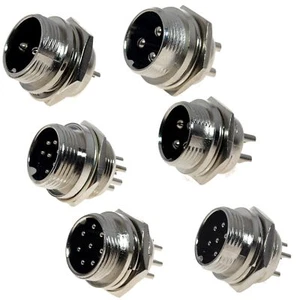 Mikrofon Einbau Stecker 2-8 polig Metall Ausführung z.B. für CB - Amateurfunk - Bild 1 von 14