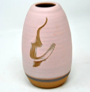 Vintage Steve Rogers handgefertigtes Steinzeug Keramik Vase erdig signiert 1990 - Bild 1 von 4