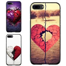 For Samsung S20 S21 S22 S23 S24 Plus Ultra Cases heart broken in half