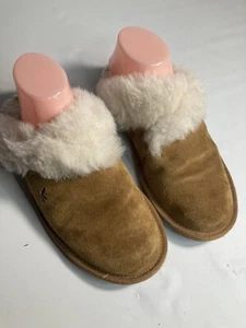 Ugg australia koolaburra Womens tan suede Slip On slippers 8 - Picture 1 of 5