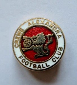 FOOTBALL PIN BADGE CREWE ALEXANDRA - Picture 1 of 2
