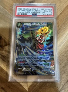 ss tronks dios técnica de sellado bt10-044 spr psa 10 dragon ball super juego de cartas - Imagen 1 de 2