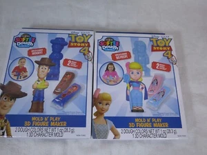 Toy Story 4 Goody Boo Peep & Woody Softee Dough Mold n Play 3D Figure Maker - Picture 1 of 4
