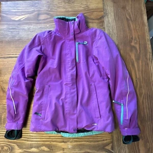 Salomon Damen lila & türkis Ski/Snowboard Jacke Größe S Mantel gebraucht, in einwandfreiem Zustand - Bild 1 von 22