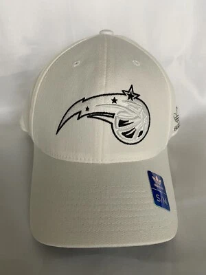 NBA Orlando Magic Adidas Flex Fit Small-Medium Hat White - New - Image 1 of 4