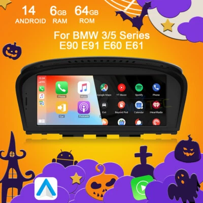 Für BMW 3er E90 E91 E92 E93 5er E60 E61 E63 E64 CCC 8.8"IPS Autoradio Android 14 - Bild 1 von 4