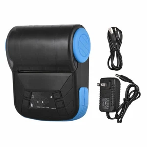 BT 80mm POS ESC Thermal Label Printer Bluetooth Receipt Print Handheld Wireless - Picture 1 of 7