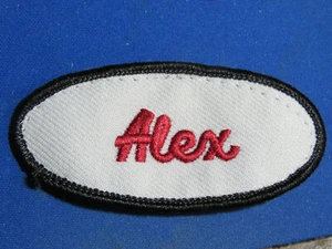 Patch Nome Alex Meccanica Garage Stazione di Servizio Nome Auto d'epoca  - Foto 1 di 2