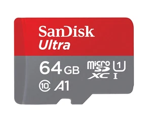 SanDisk Ultra Android microSDXC UHS-I Memory Card + Adaptor, SDSQUAB-064G-GN6MA - Bild 1 von 6