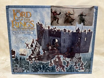 Juego El Señor de los Anillos Ejércitos de la Tierra Media Batalla en Helm's Deep ~ RARO SIN USAR, EN CAJA Foto 1 de 4