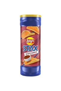 ⚫️ Brandneu LAYs Stax Mesquite BBQ Barbecue Kartoffelchips Crunch Chips 5,5 oz - Bild 1 von 3