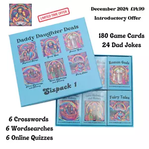 Dad Daughter General Knowledge Trivia Card Game – Fun Family Quiz for All Ages - Picture 1 of 21