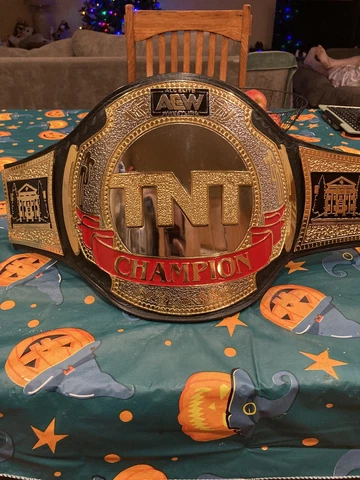 HAMYAR AEW TNT Wrestling Heavyweight Championship Title Belt Replica Cover
