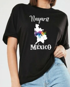 Nayarit T-Shirt NAY Tee Outfit Mexican State shirt MX Estado Latina Mexico 2 - Picture 1 of 16