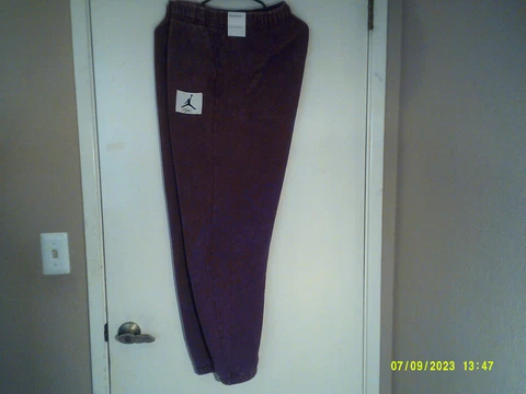 NEW JORDAN PERFORM "Jordan Flight Fleece Pants" MEN'S CHERRYWOOD XL  DR3089-680 Cover