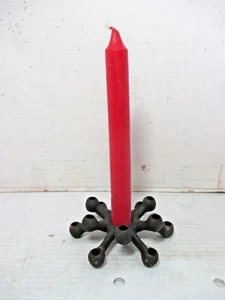 "DANSK DESIGNS DENMARK JHQ Hierro Fundido Araña 12 Luces Portavelas 4,25"" x 1,5" - Imagen 1 de 12