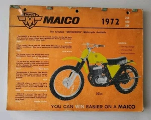 1972 MAICO 250 400 501 VINTAGE MOTOCROSS WORKSHOP MANUAL - Picture 1 of 14