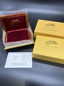2009 W FIRST SPOUSE GOLD 1841-1842-LETITIA TYLER - BOX AND COA ONLY, NO COIN - Picture 1 of 6