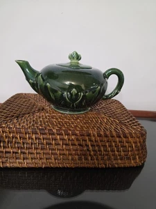 Steubenville Woodfield China teiera verde scuro foglie - Foto 1 di 7