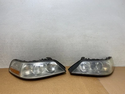2005 to 2011 Lincoln Town Car Left+Right Side Headlights Oem S5416 DW - Image 1 of 4