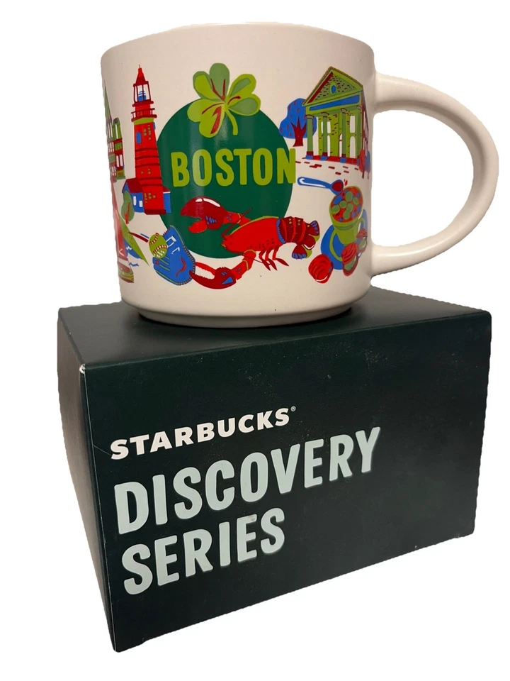 NUEVA TAZA DE CAFÉ 2024 Starbucks Boston 14 onzas serie Discovery ¡NUEVA EN CAJA ENVÍO RÁPIDO! Foto 1 de 4
