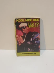 Kool Moe Dee "I Go To Work" Cassette Tape single, (1989) - Picture 1 of 5