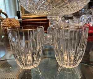 Rare Mikasa Park Lane Gold DOF Double Old Fashioned Whisky Tumbler Set Of 2 - Imagen 1 de 6