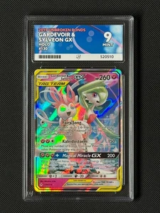 ACE 9 Gardevoir & Sylveon GX 130/214 Pokémon Card Unbroken Bonds Holo MINT - Picture 1 of 4