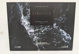 OCEAN NOIR By MICHAEL MALUL LONDON 3.4 oz  100 ML Edp + 3x TRAVEL SPRAY(4PC SET) - Picture 1 of 3