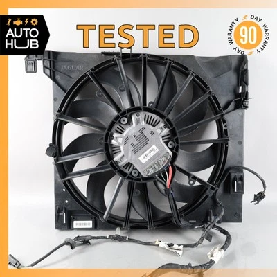 Conjunto de ventilador radiador de refrigeración del motor 10-19 Jaguar X150 XKR XF XJ fabricante de equipos originales Foto 1 de 4