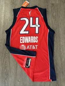 Aaliyah Edwards Washington Mystics Autograph Signed Jersey! Psa Coa - Picture 1 of 3