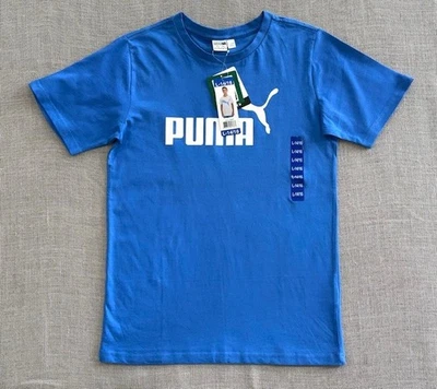 Camiseta deportiva PUMA Essentials Big Cat Logo cuello redondo 14-16 para niños Foto 1 de 4