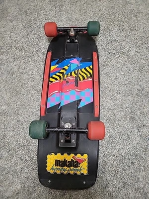 Makaha Vintage Skateboard 1986 Graphos Skateboard Kick Tail Foto 1 de 4