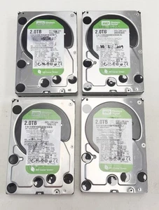 (Lot of 4) Western Digital WD20EADS-00R6B0 2TB SATA 32MB Cache Hard Drives - Picture 1 of 4